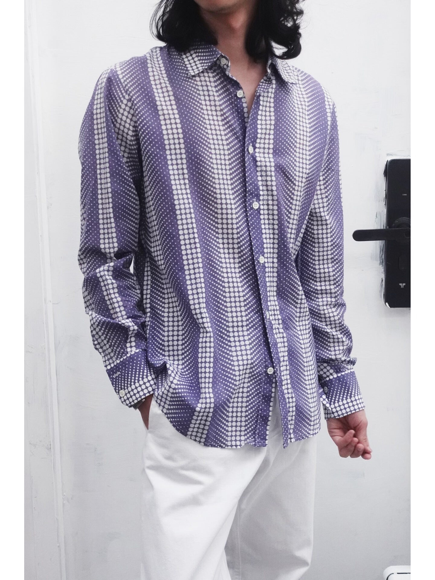maison martin margiela polka dot shirt