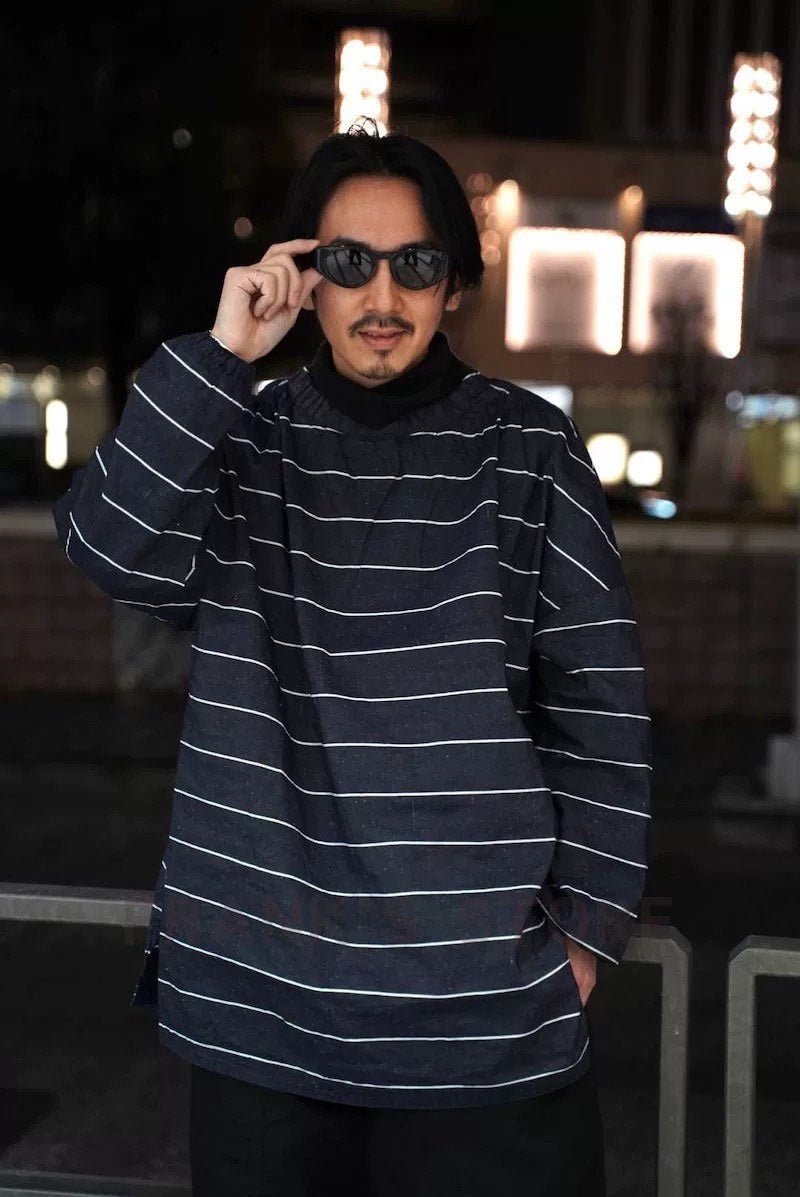 Porter Classic Fisherman's Linen Smock Shirt