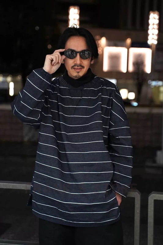 Porter Classic Fisherman's Linen Smock Shirt