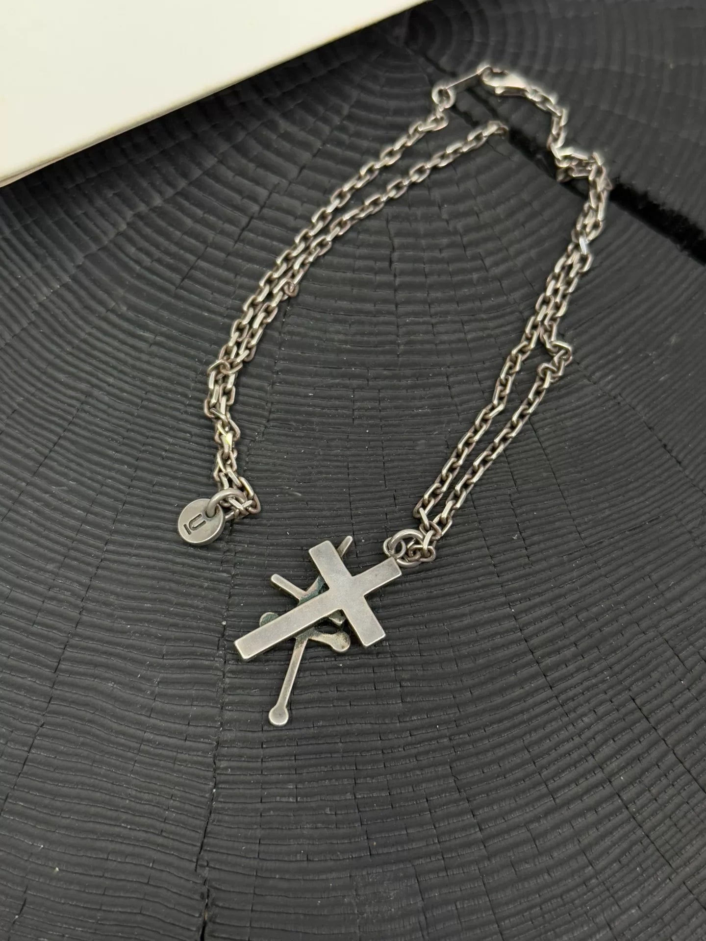 UNDERCOVER 02AW Triple Cross Necklace