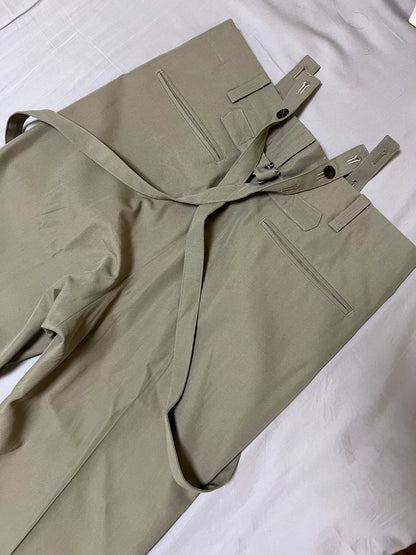 Visvim 24SS Tupper Khaki Suspender Pants