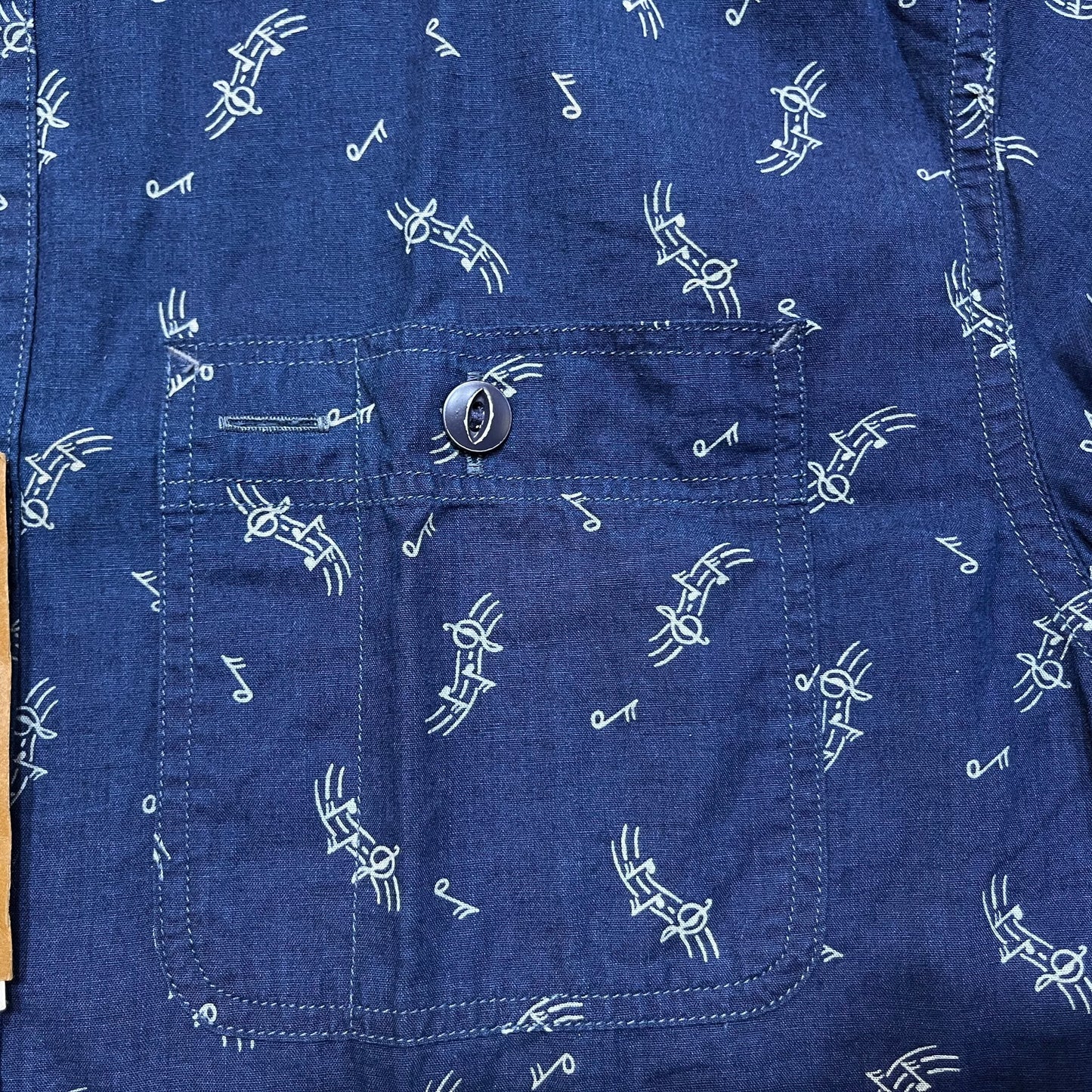 RRL Indigo Print Shirt