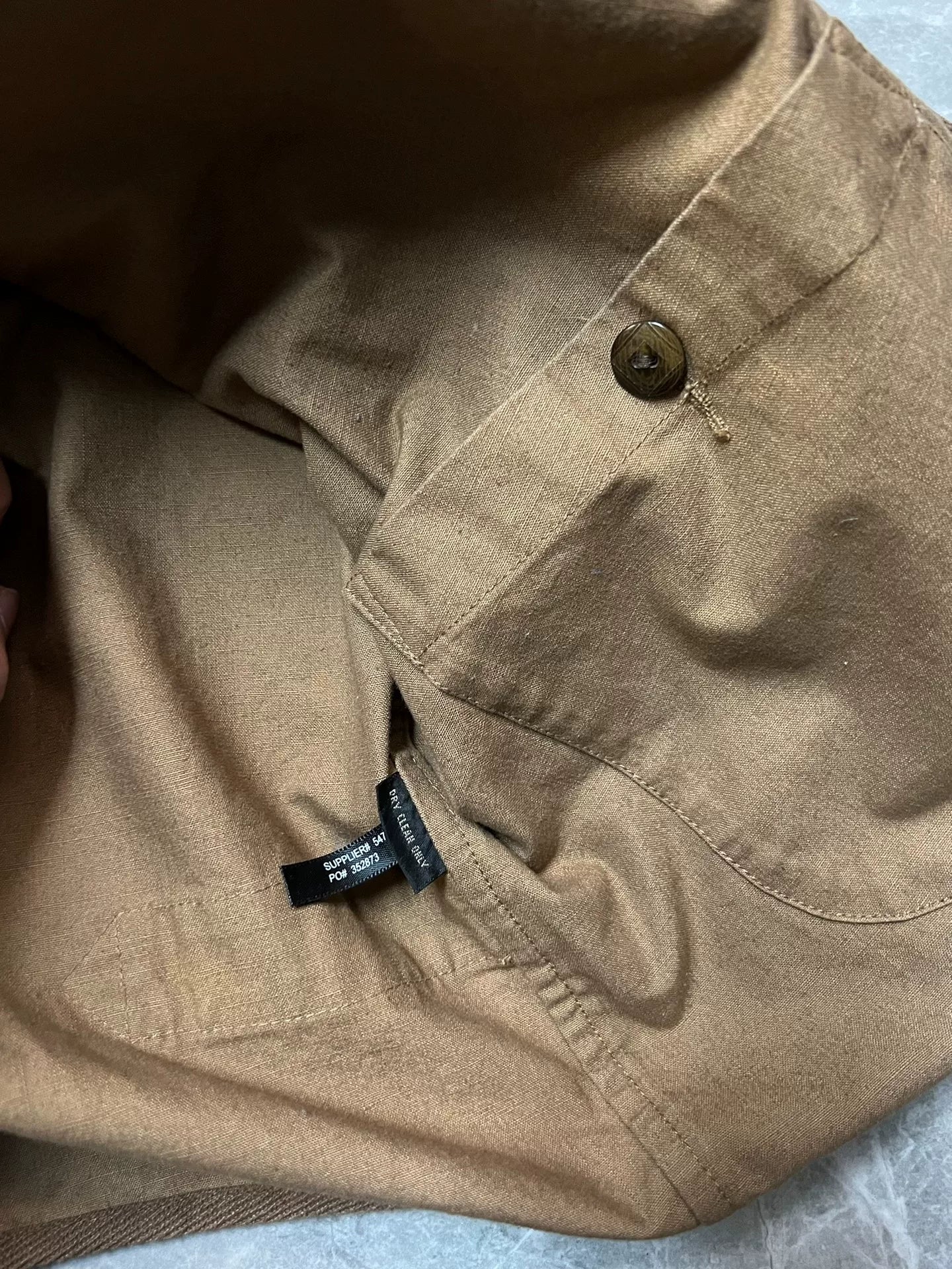 striped wool vest from RRL