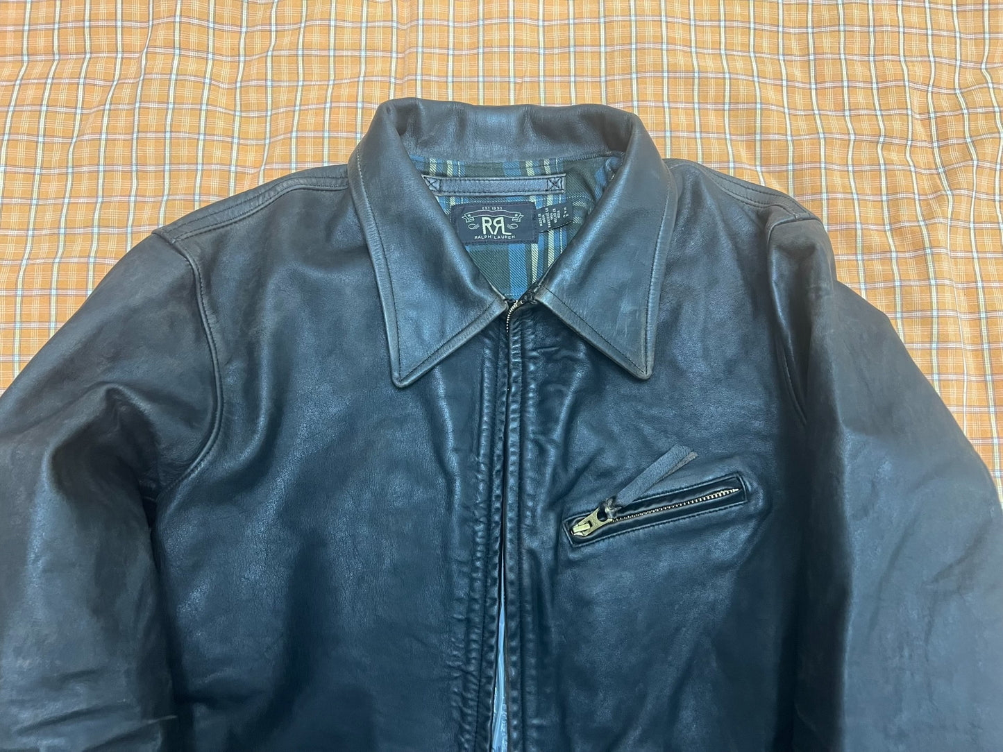 RRL 1930s Style Leather Jacket