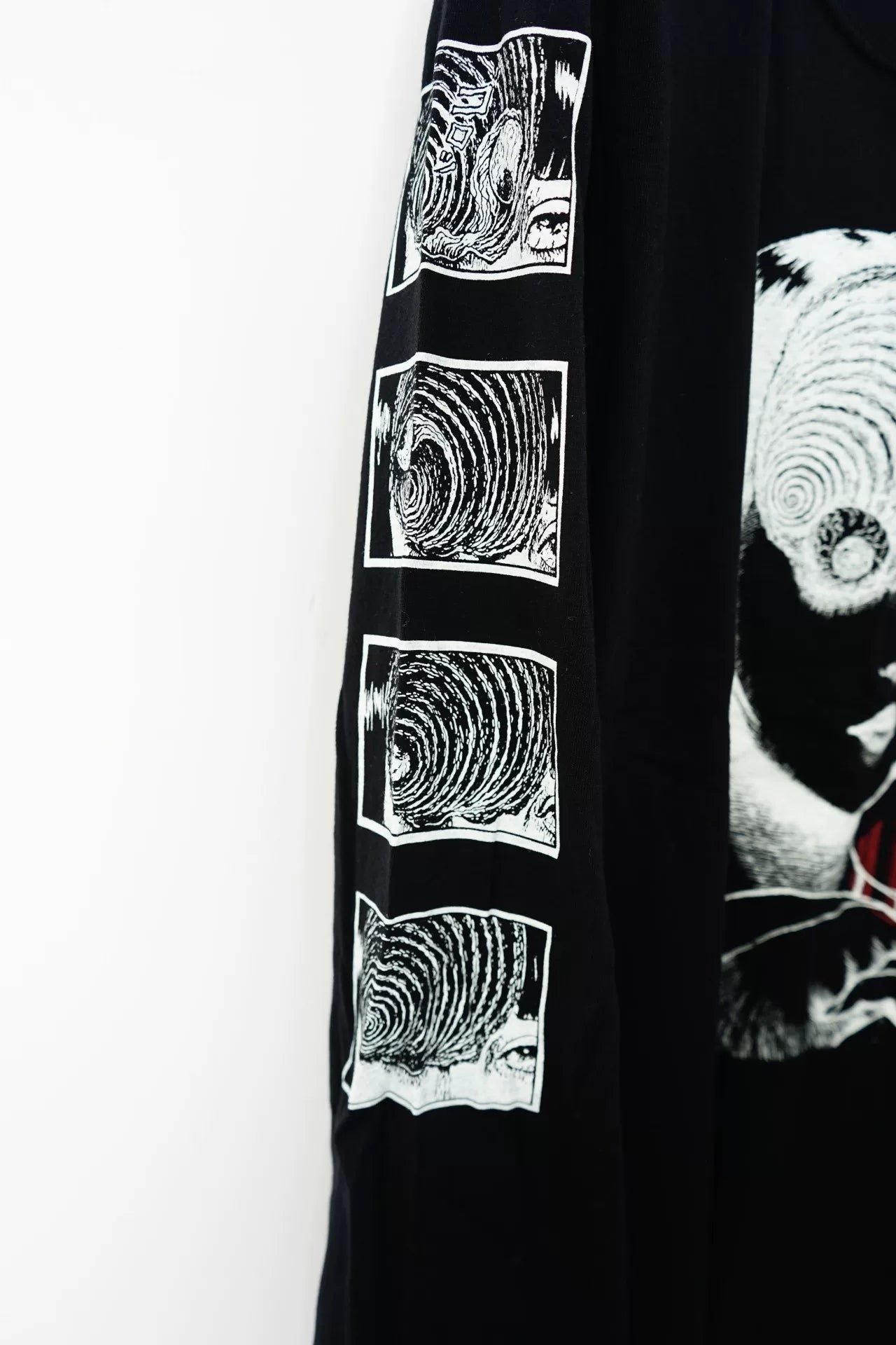 Yohji Yamamoto Junji Ito Collaboration Spiral Longsleeve T-shirt