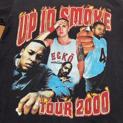 vintage up in smoke tour 2000 rap tee