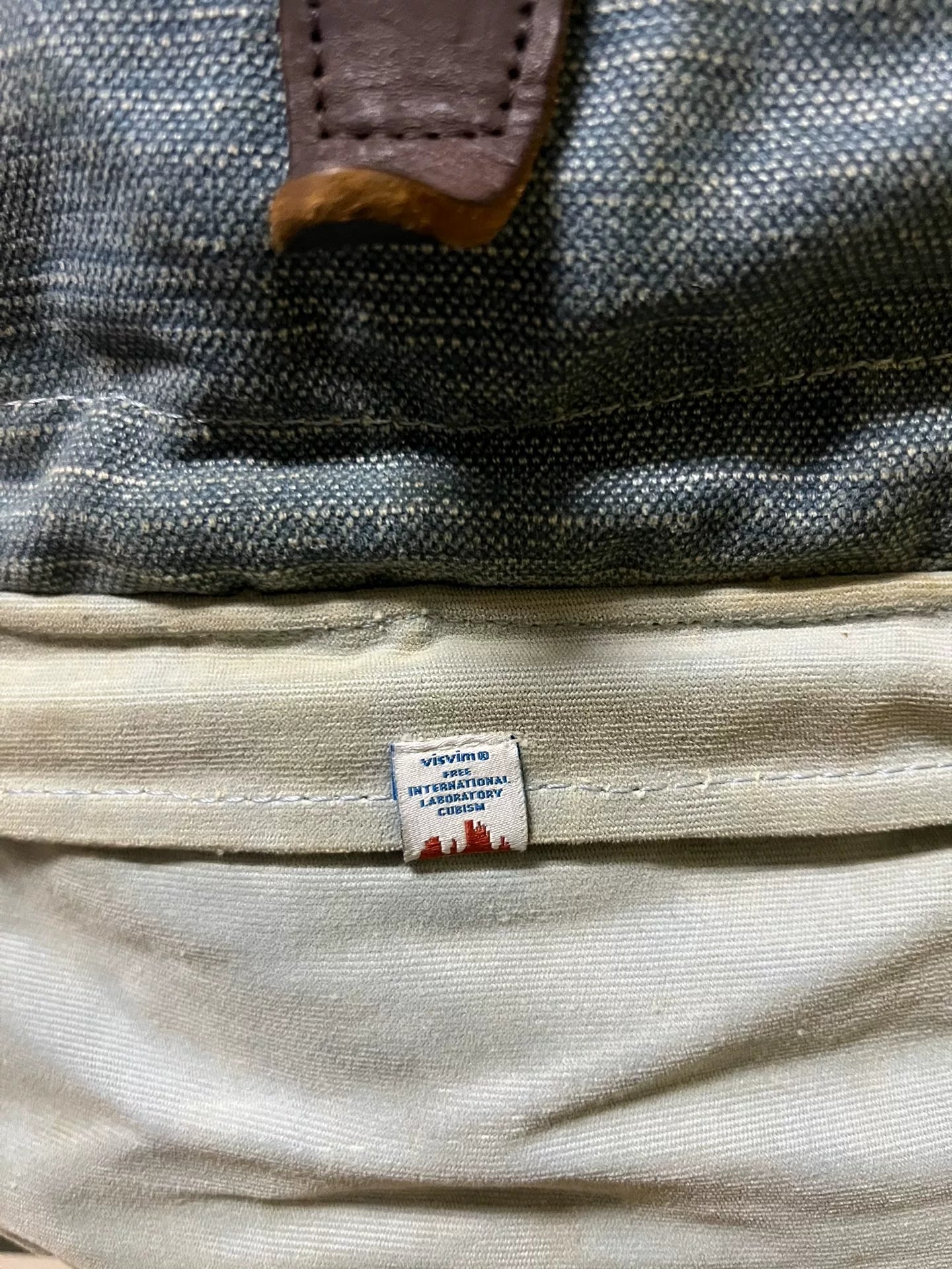 visvim summit papoose stripe backpack