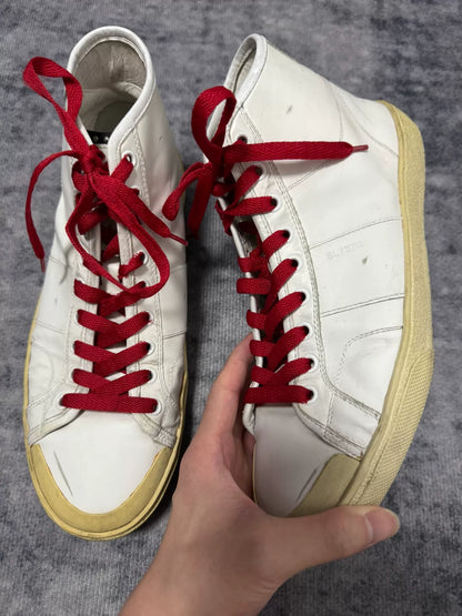 Saint Laurent High-Top Sneakers with Studs