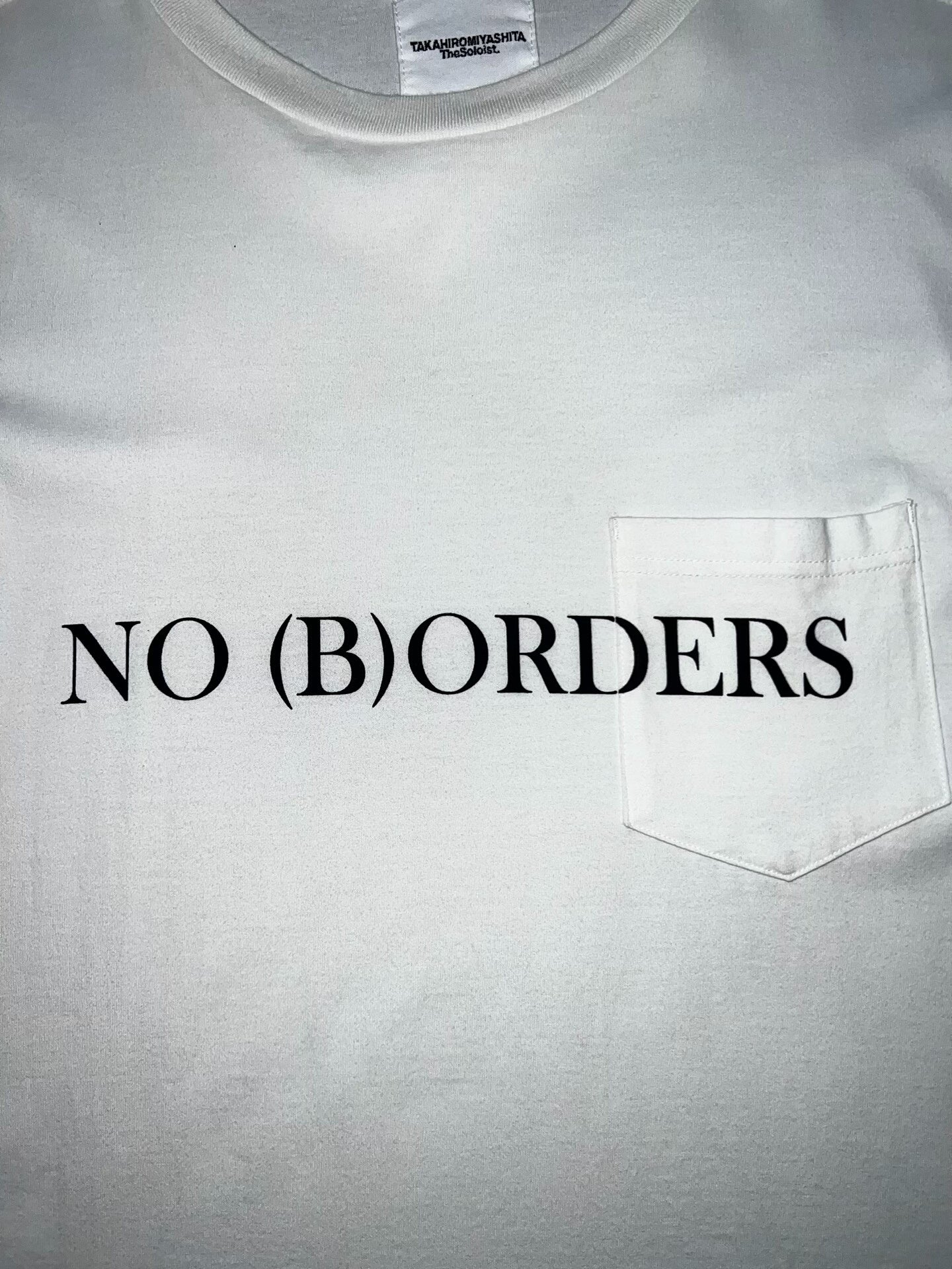 no borders collaboration graphic tee