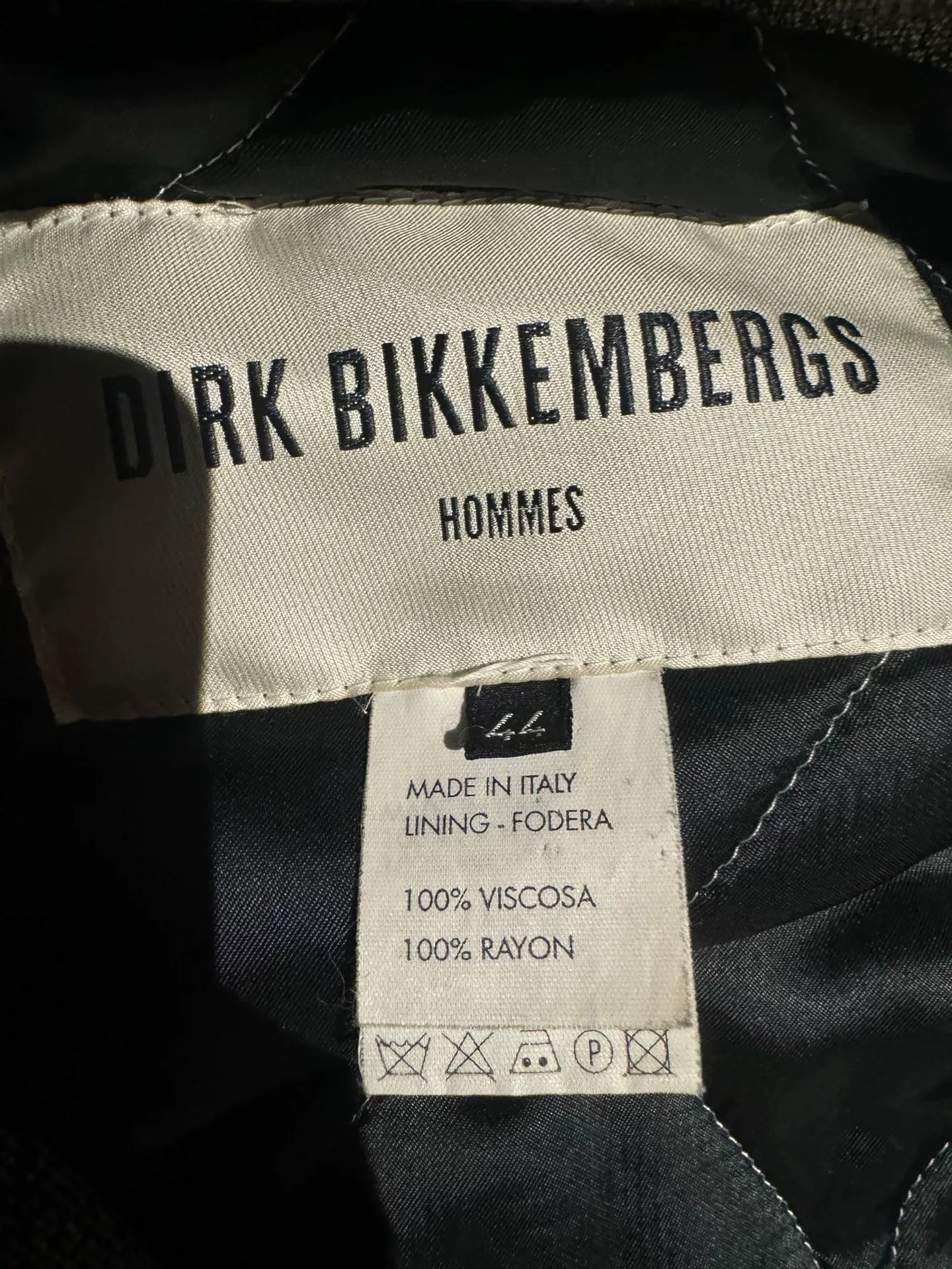 Dirk Bikkembergs Long Quilted Suit Jacket