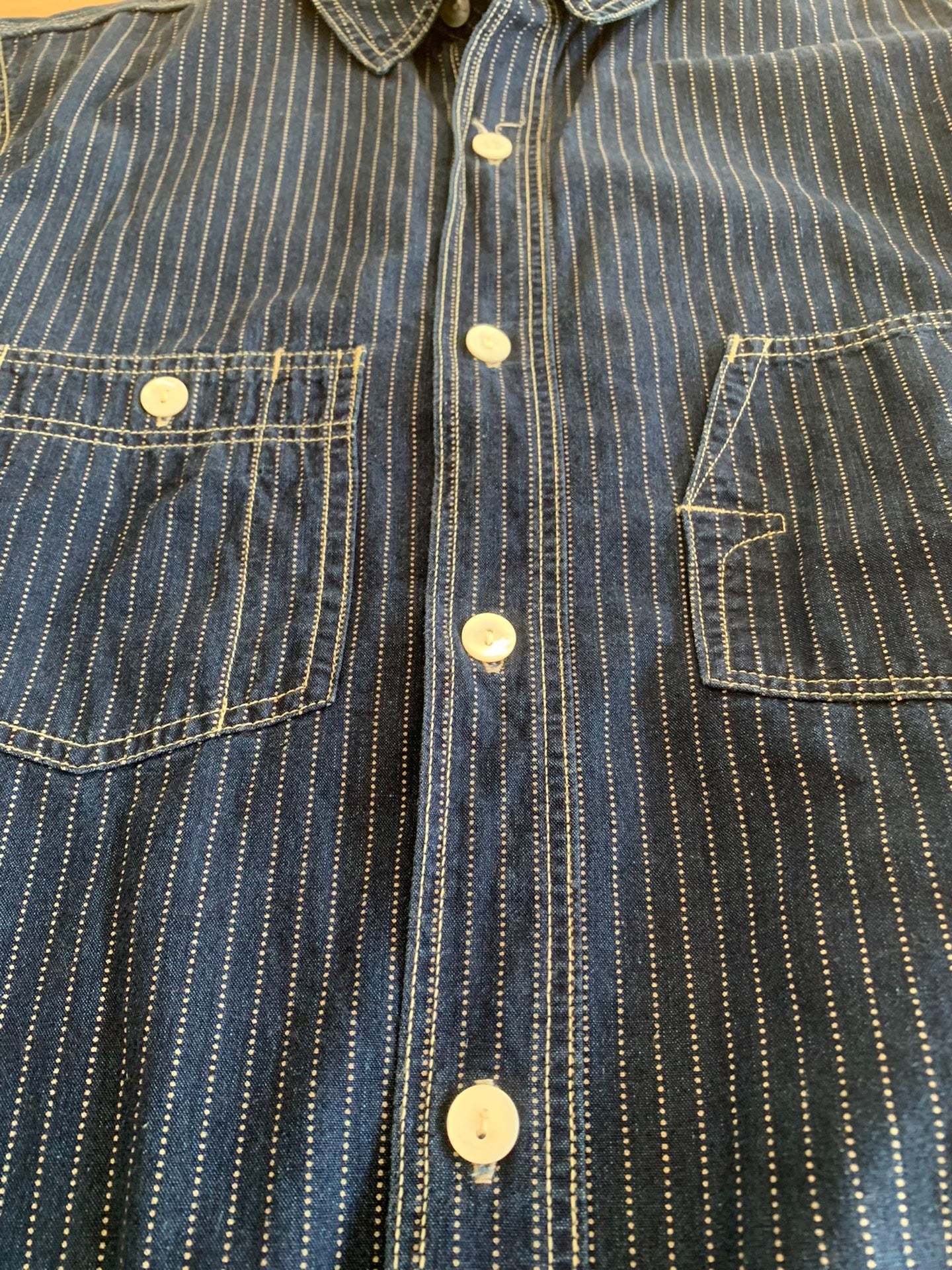 FREEWHEELERS Discharge Print Vintage Shirt