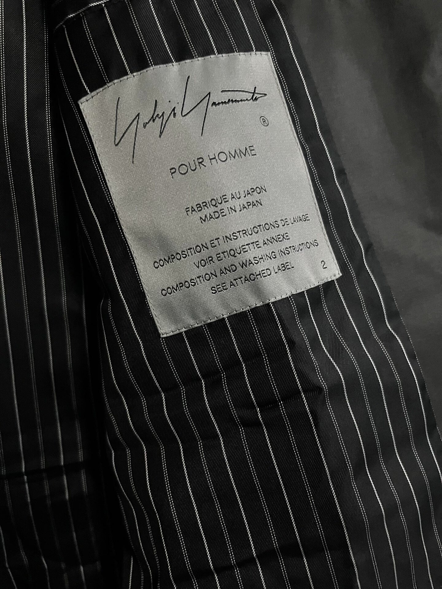 Yohji Yamamoto 25AW Wolf Head Coat