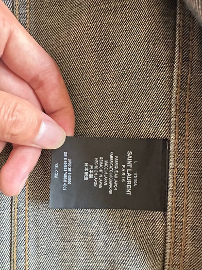 Saint Laurent 16SS Shark Denim Jacket