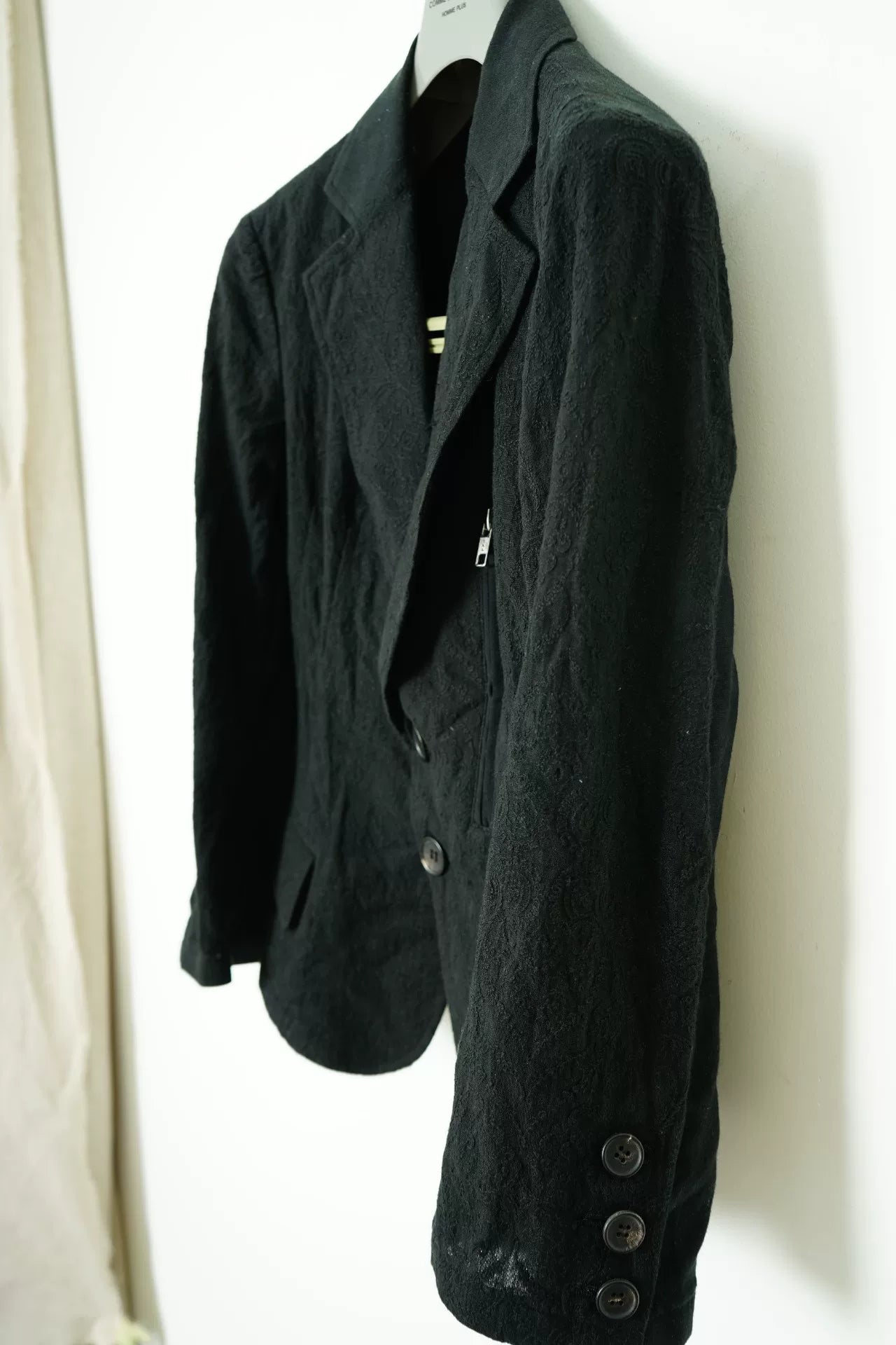 Yohji Yamamoto Jacquard Embroidered Blazer