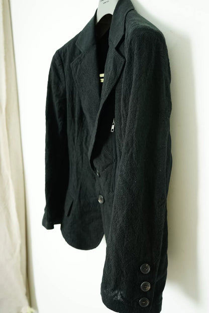 Yohji Yamamoto Jacquard Embroidered Blazer