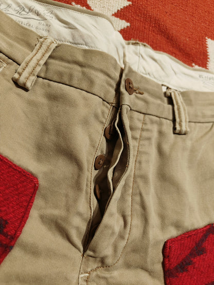 Ralph Lauren Khaki Vintage Southwest Shorts