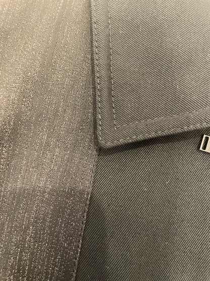 YSL Saint Laurent Rose Embroidery Pilot Jacket