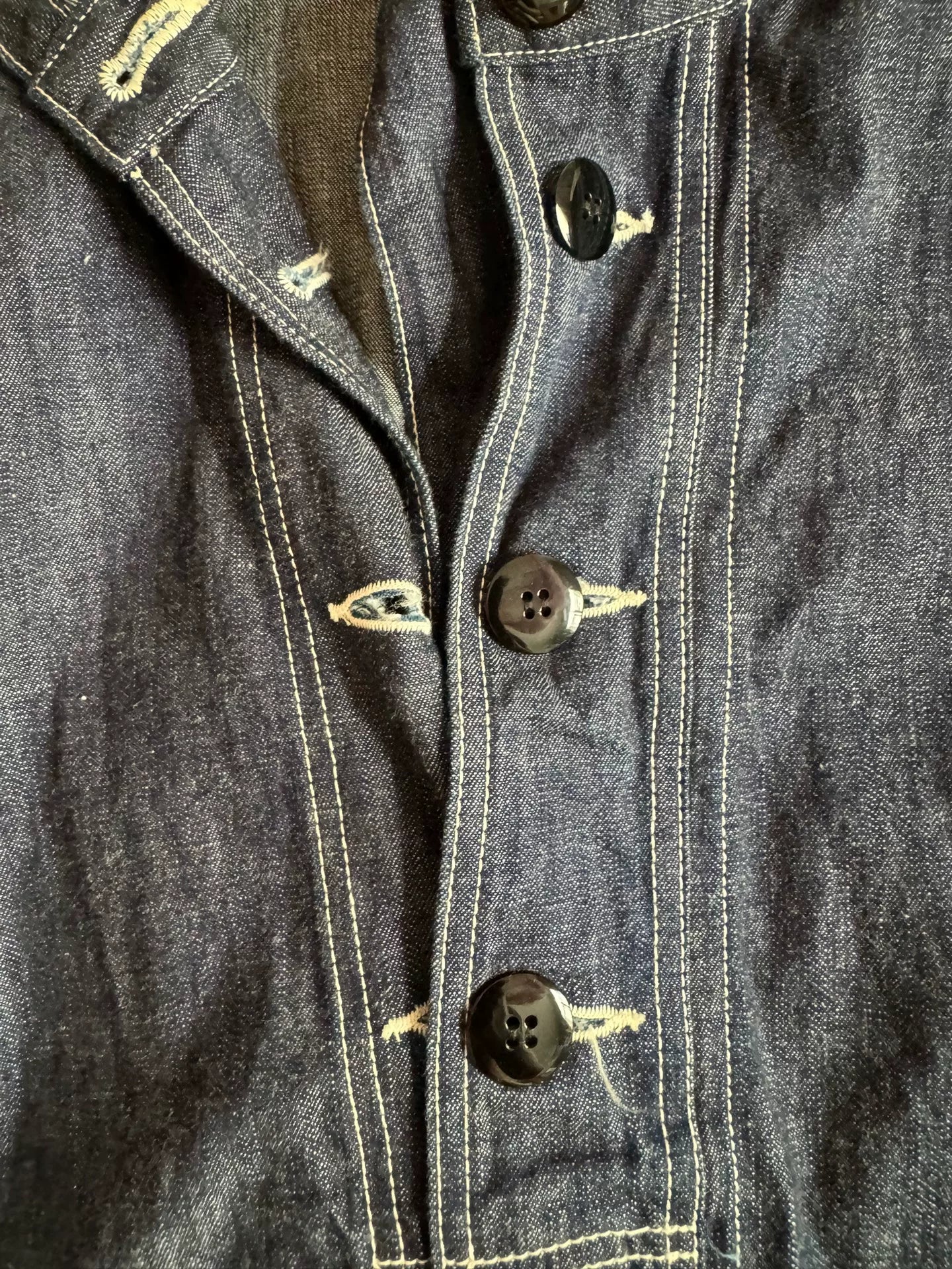 Real McCoy's USN Denim Deck Jacket