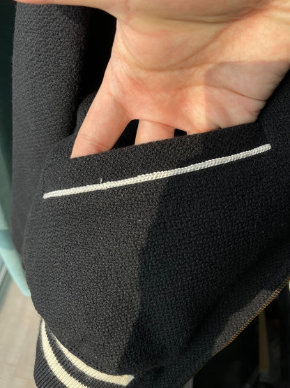Saint Laurent Zebra Stripe Wool Jacket