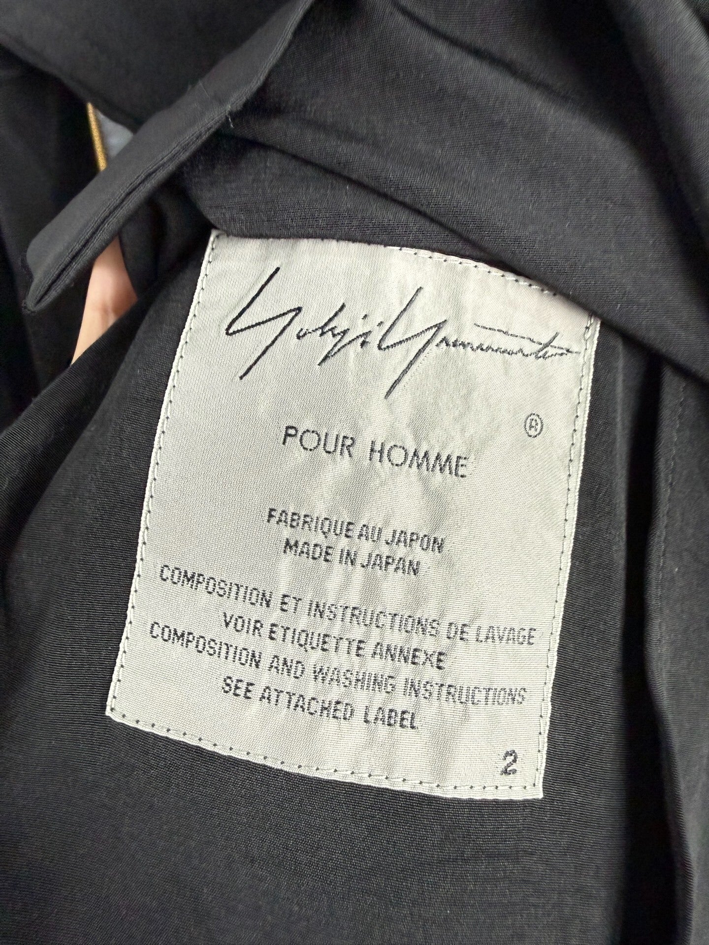 Yohji Yamamoto Zip Jacket