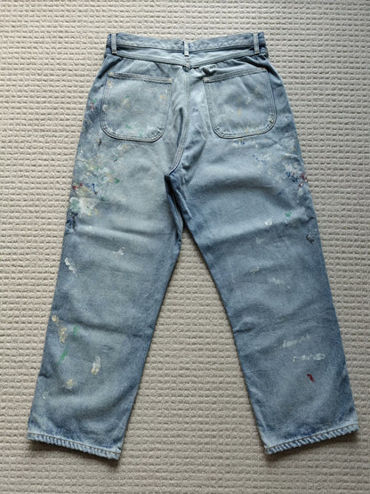 HERILL Light Blue Denim Painter Pant