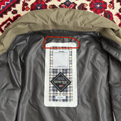 visvim gore-tex jacket size large