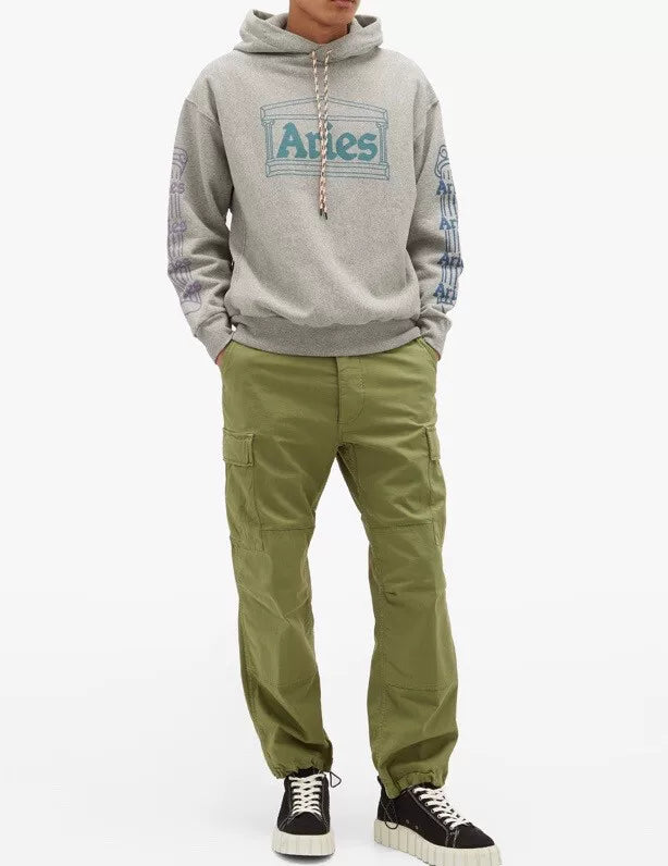 olive green cargo pants from Aries brand