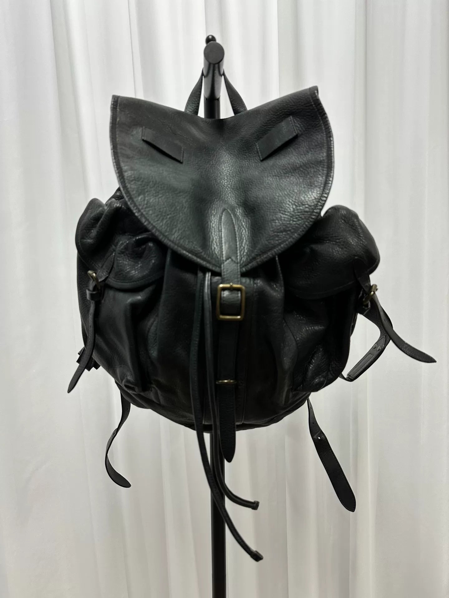 Dries Van Noten AW16 Runway Leather Backpack