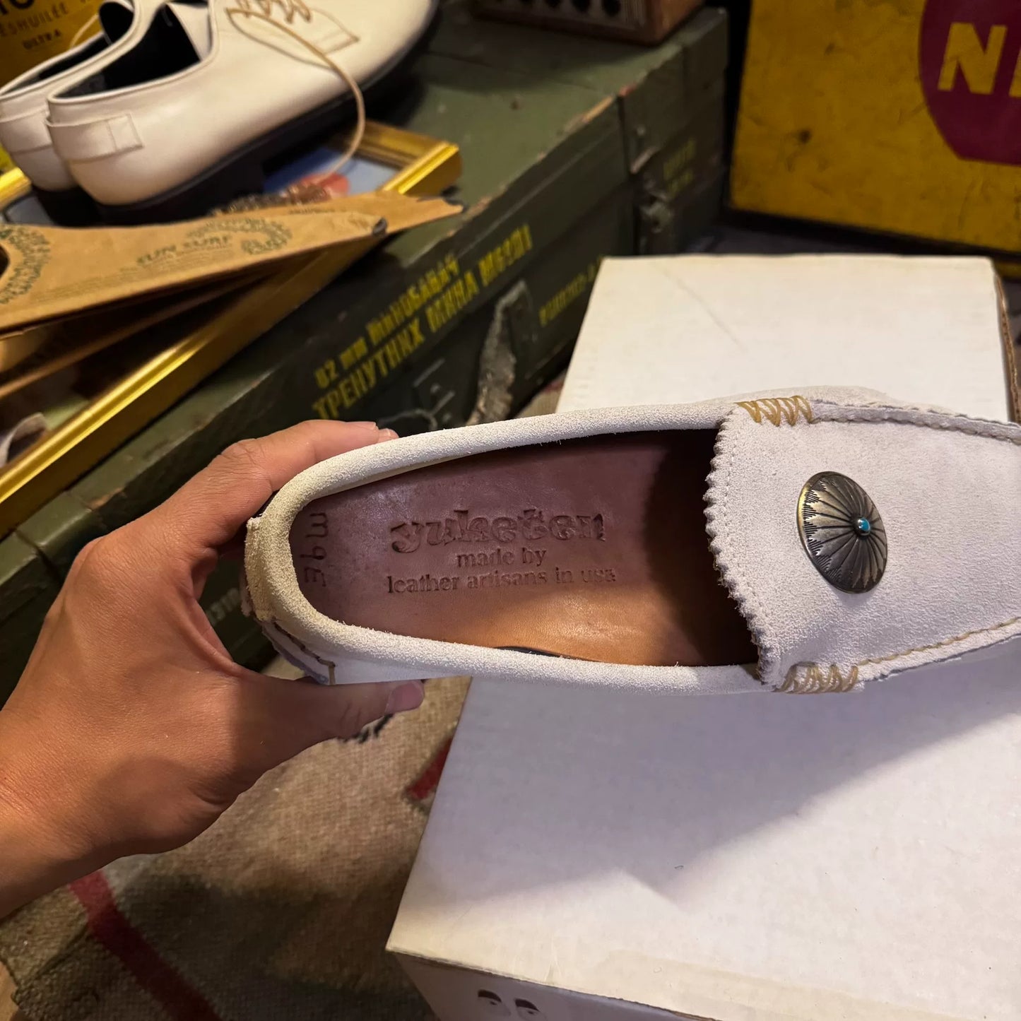 Yuketen Concho Moc II Suede Shoes