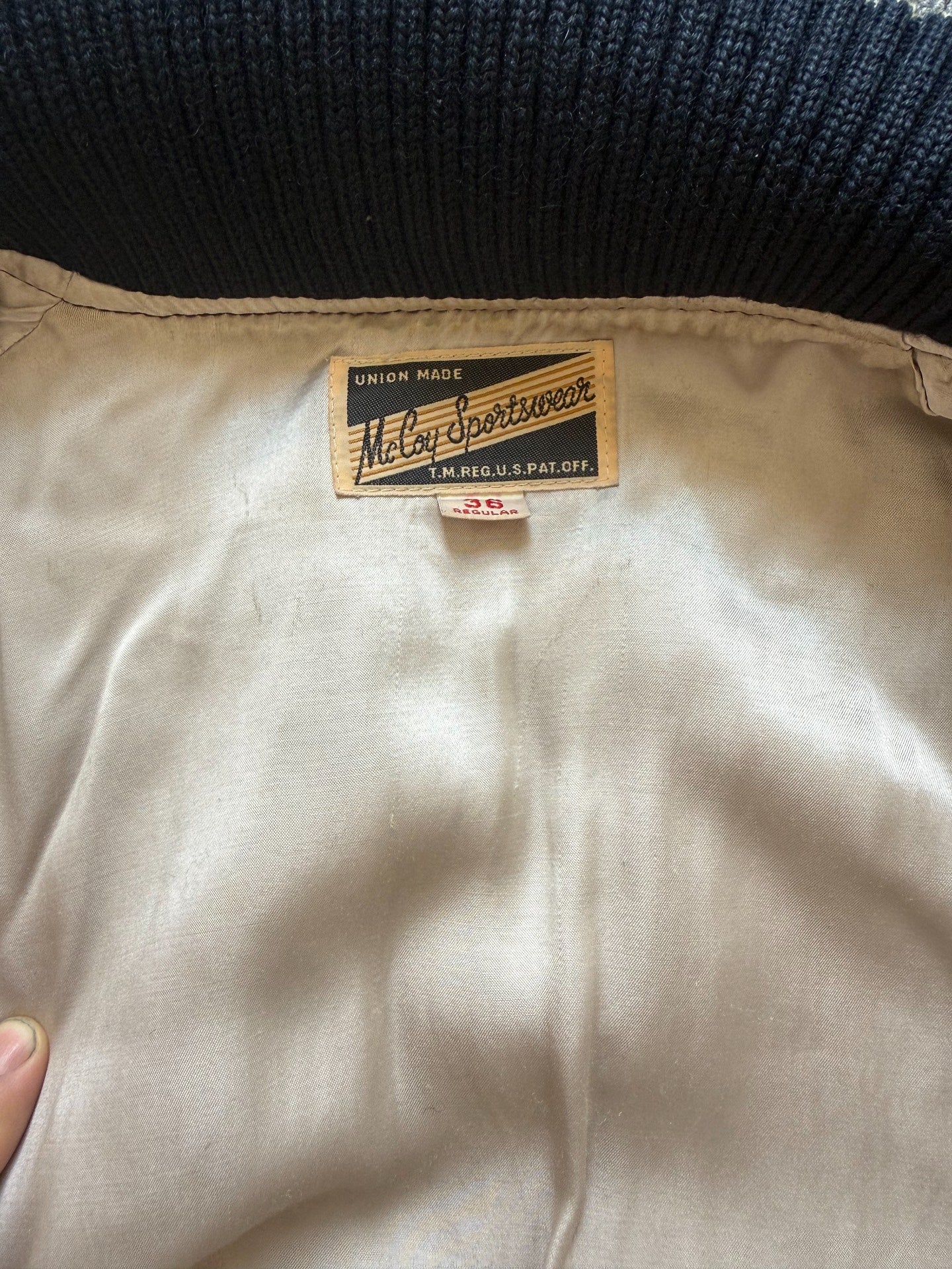 Real McCoy Baseball Jacket