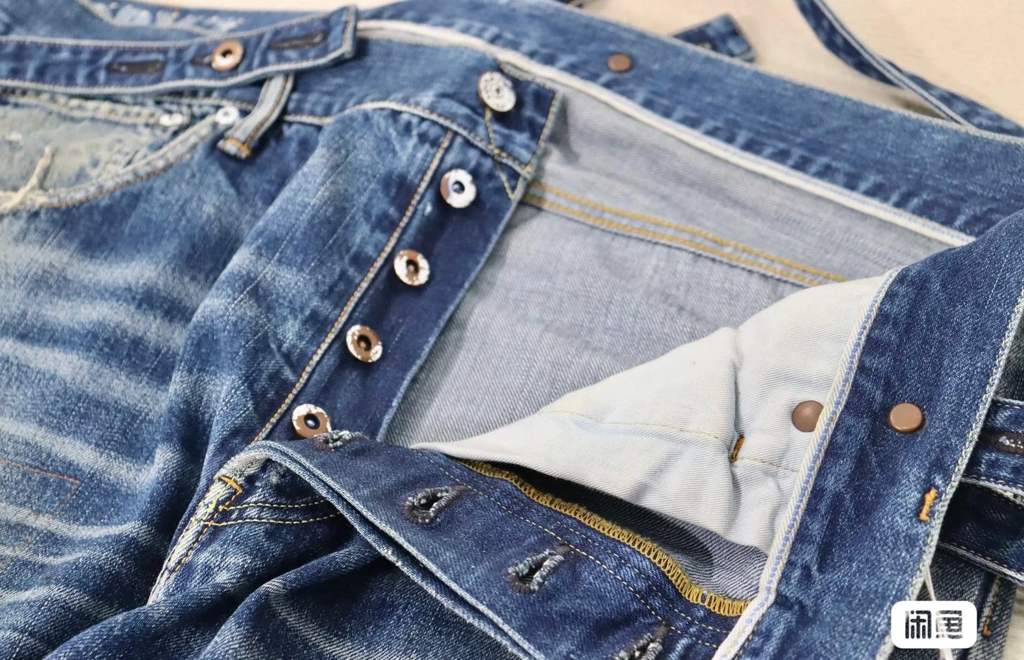 Visvim 19AW Travailler Braces Jeans