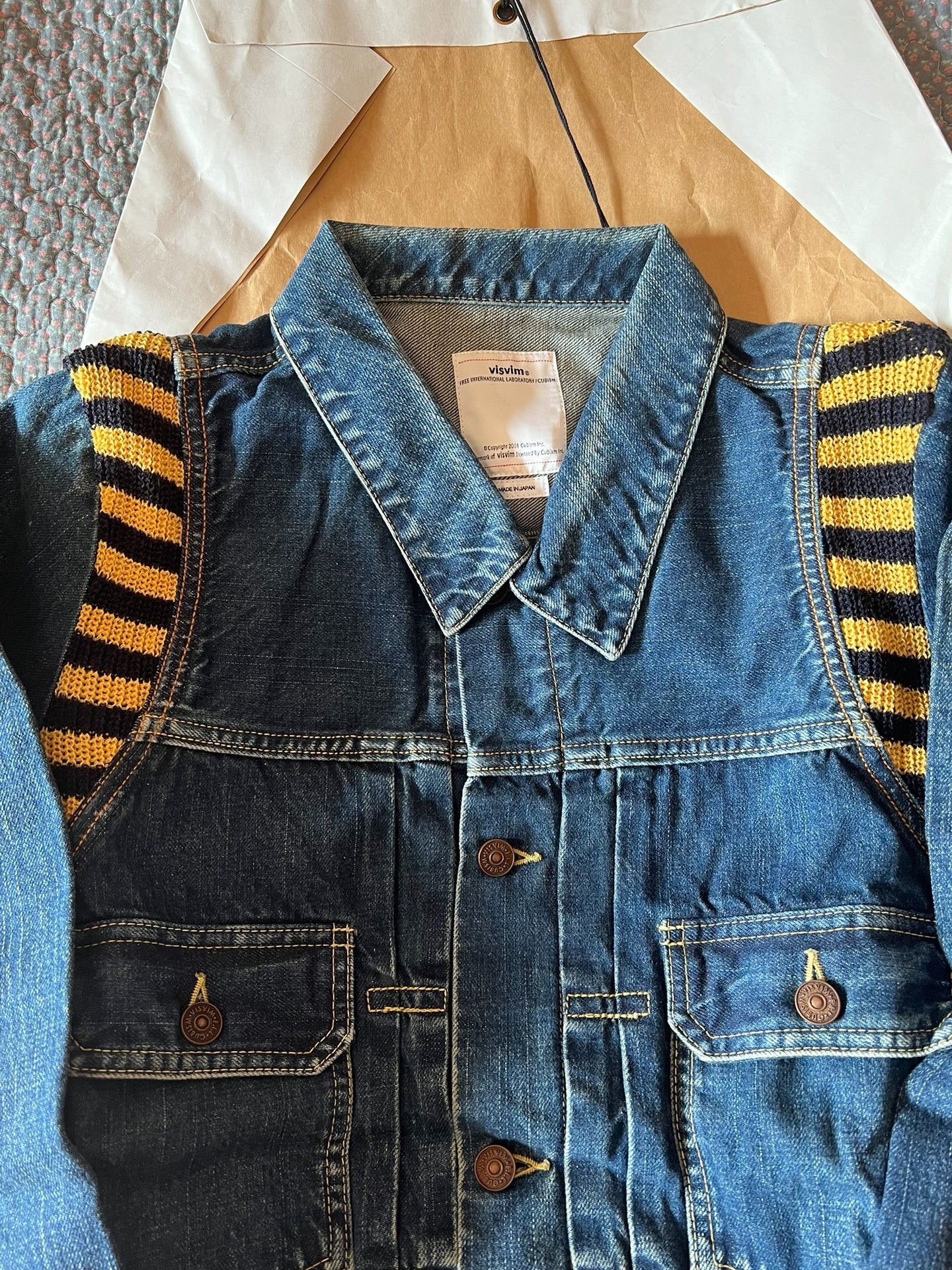 VISVIM 101 JKT JUMBO DMGD 18SS