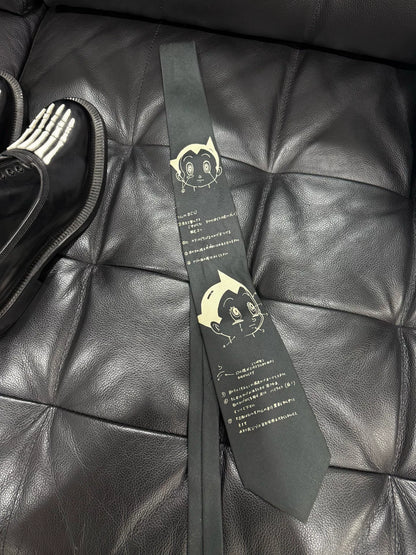 yohji yamamoto astroboy themed tie