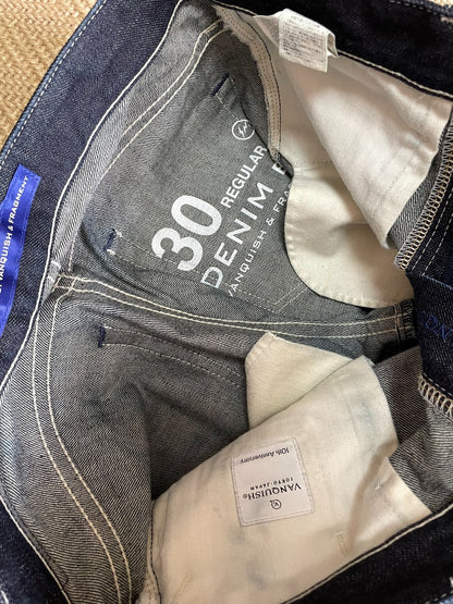 Vanquish & Fragment Gold Lightning Denim