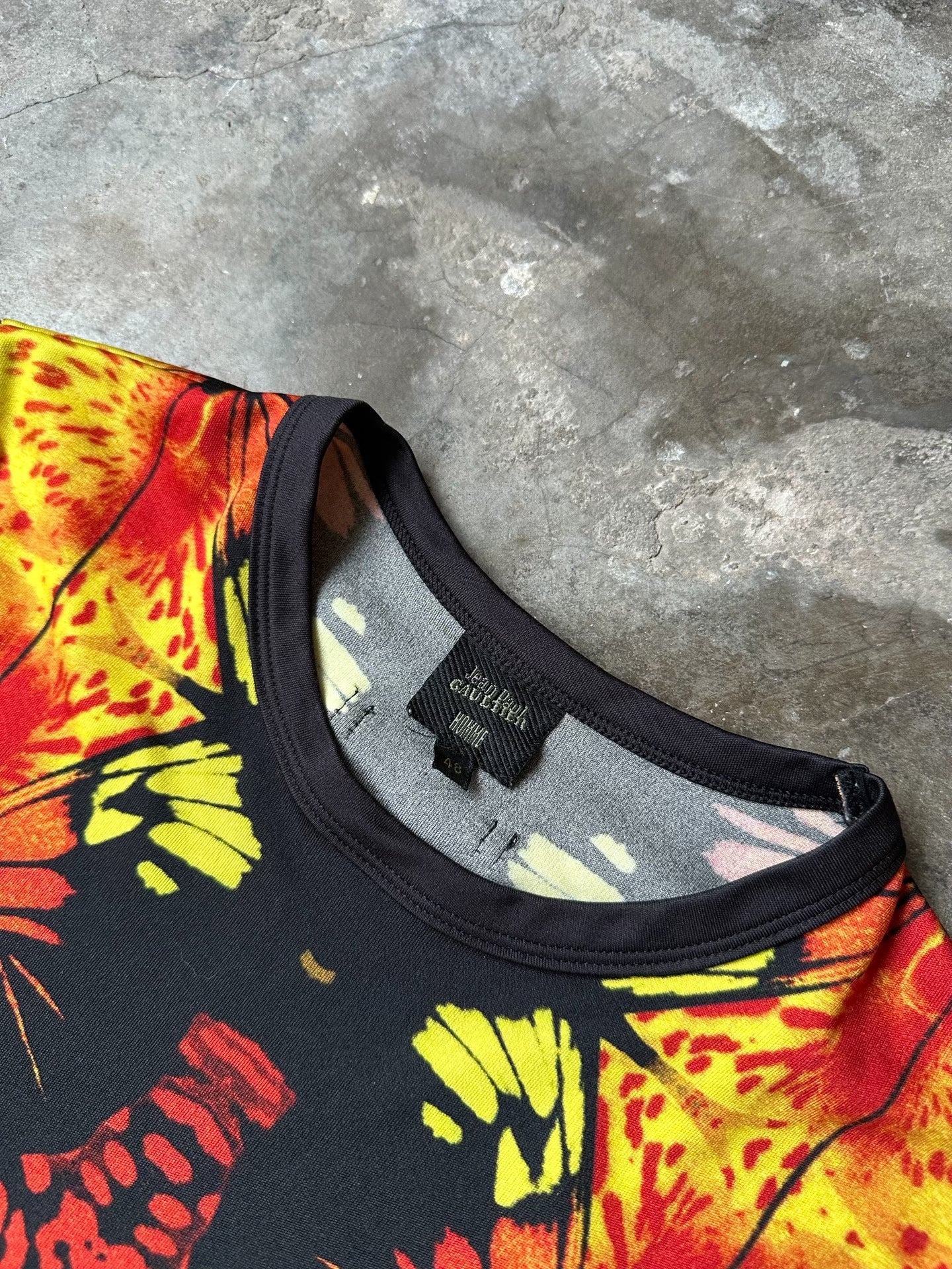 Vintage Jean Paul Gaultier Flame Butterfly Top