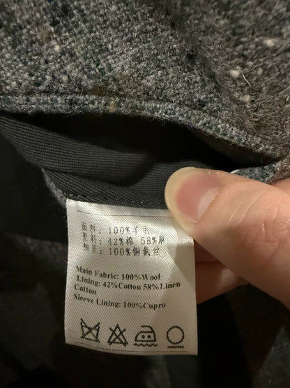 30s Cut Peak Lapel Donegal Tweed Jacket