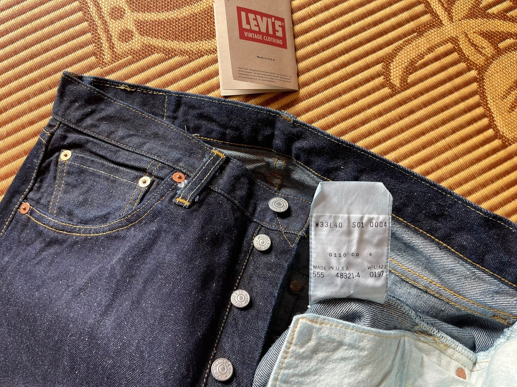 Levi's 501xx 1955 Denim Jeans