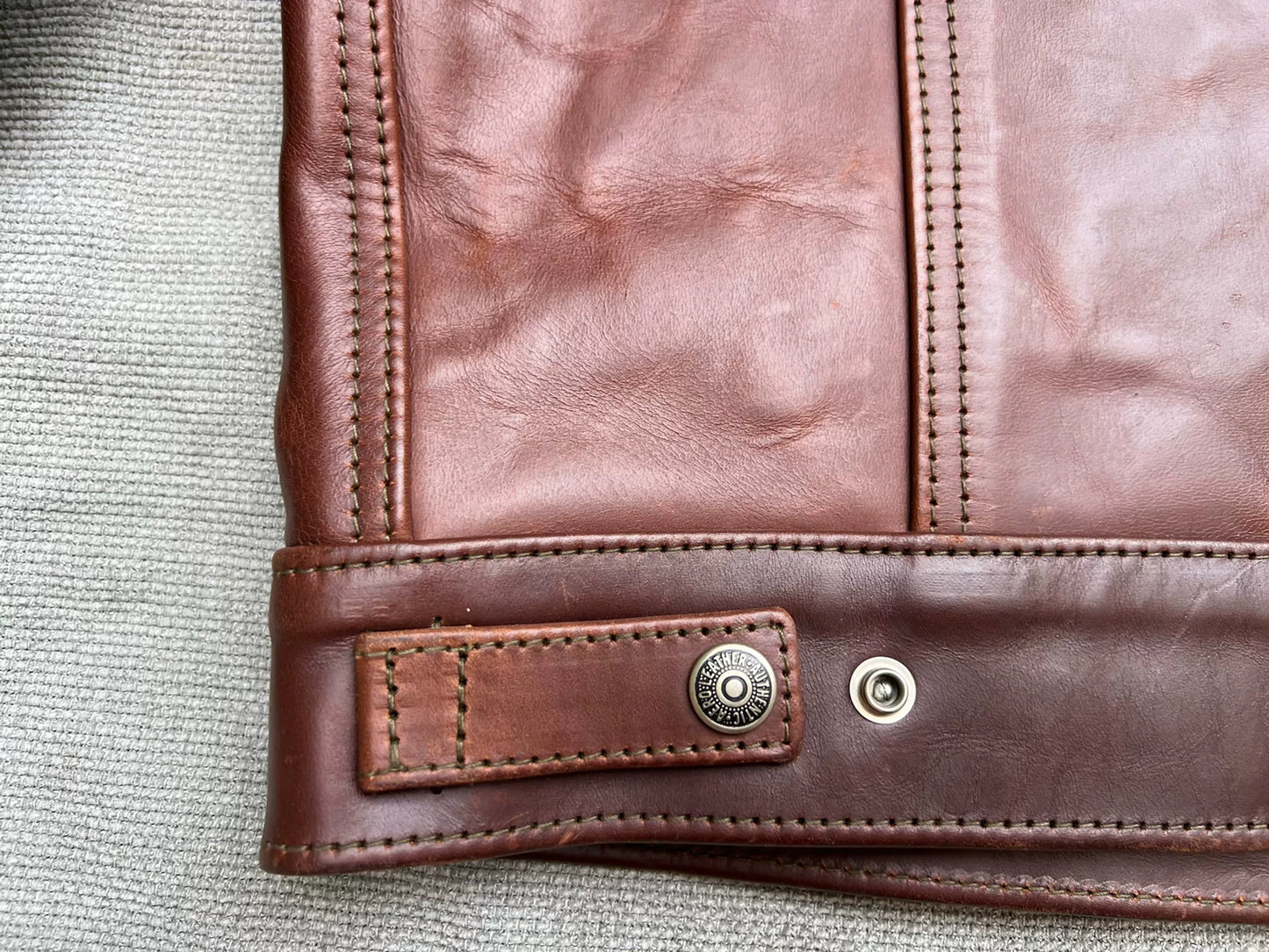 Aero Leather Brown Custom Jacket