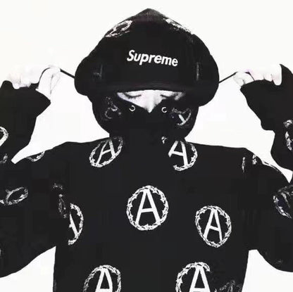 supreme x undercover anarchy hoodie medium