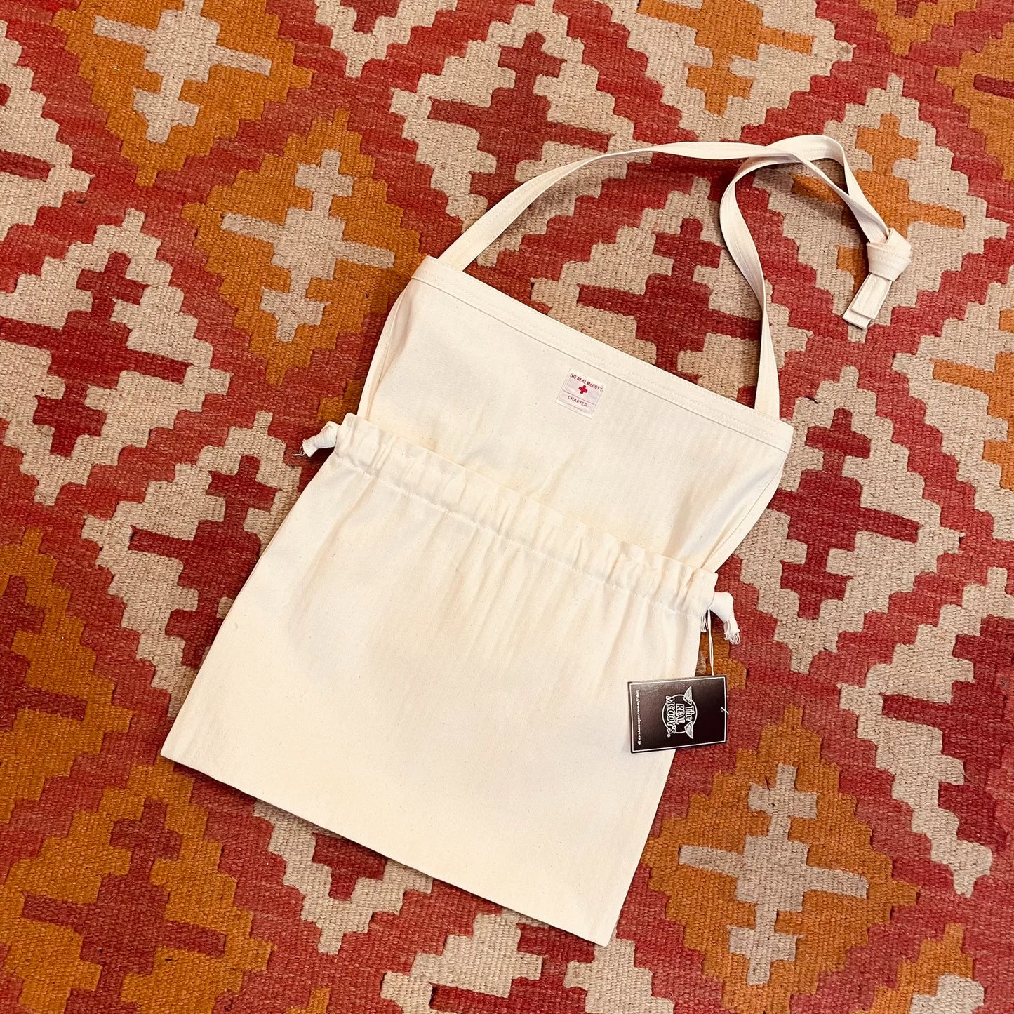 THE REAL McCOY'S RED CROSS APRON BAG