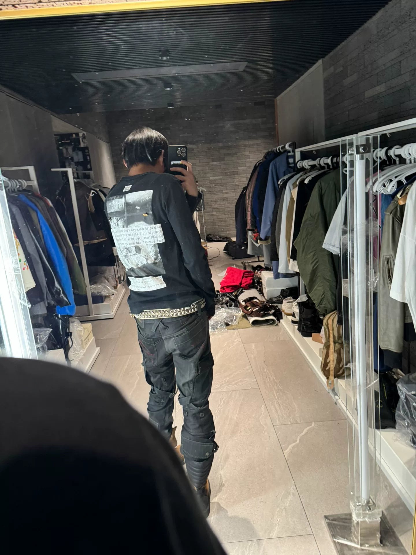 harajuku archive long sleeve shirt with print