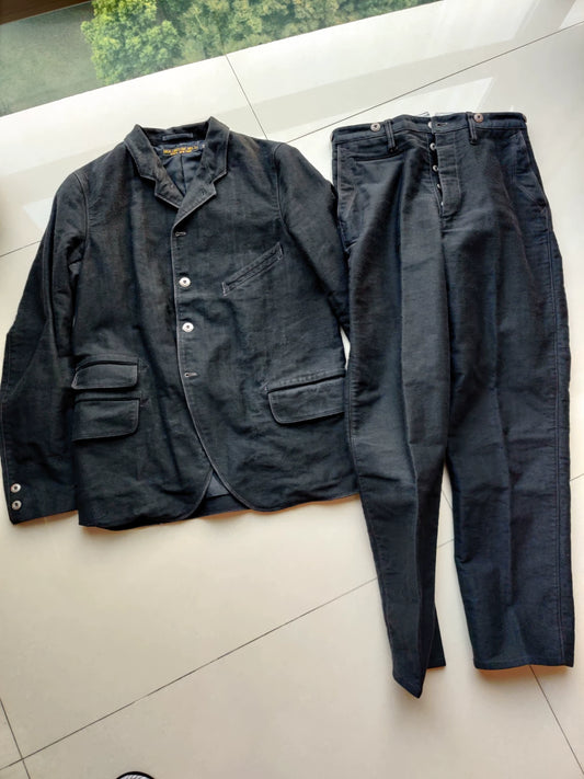 freewheelers jackson suit with textured fabric