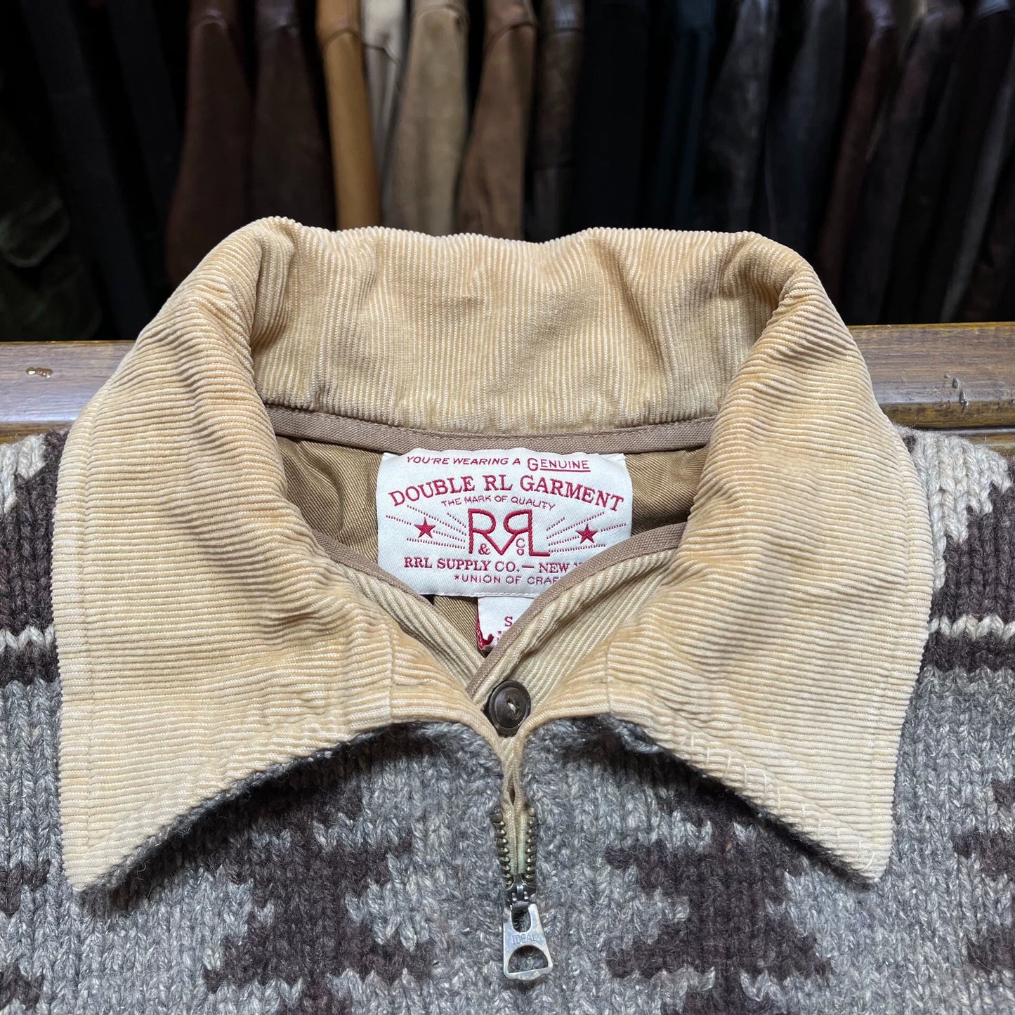 RRL Southwestern Sweater Jacket