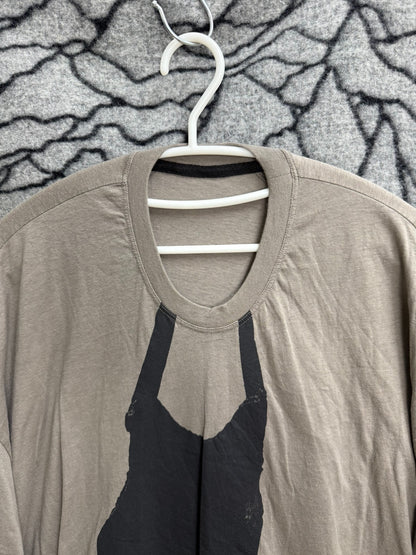 Julius Abstract Print Loose Mecha Tee