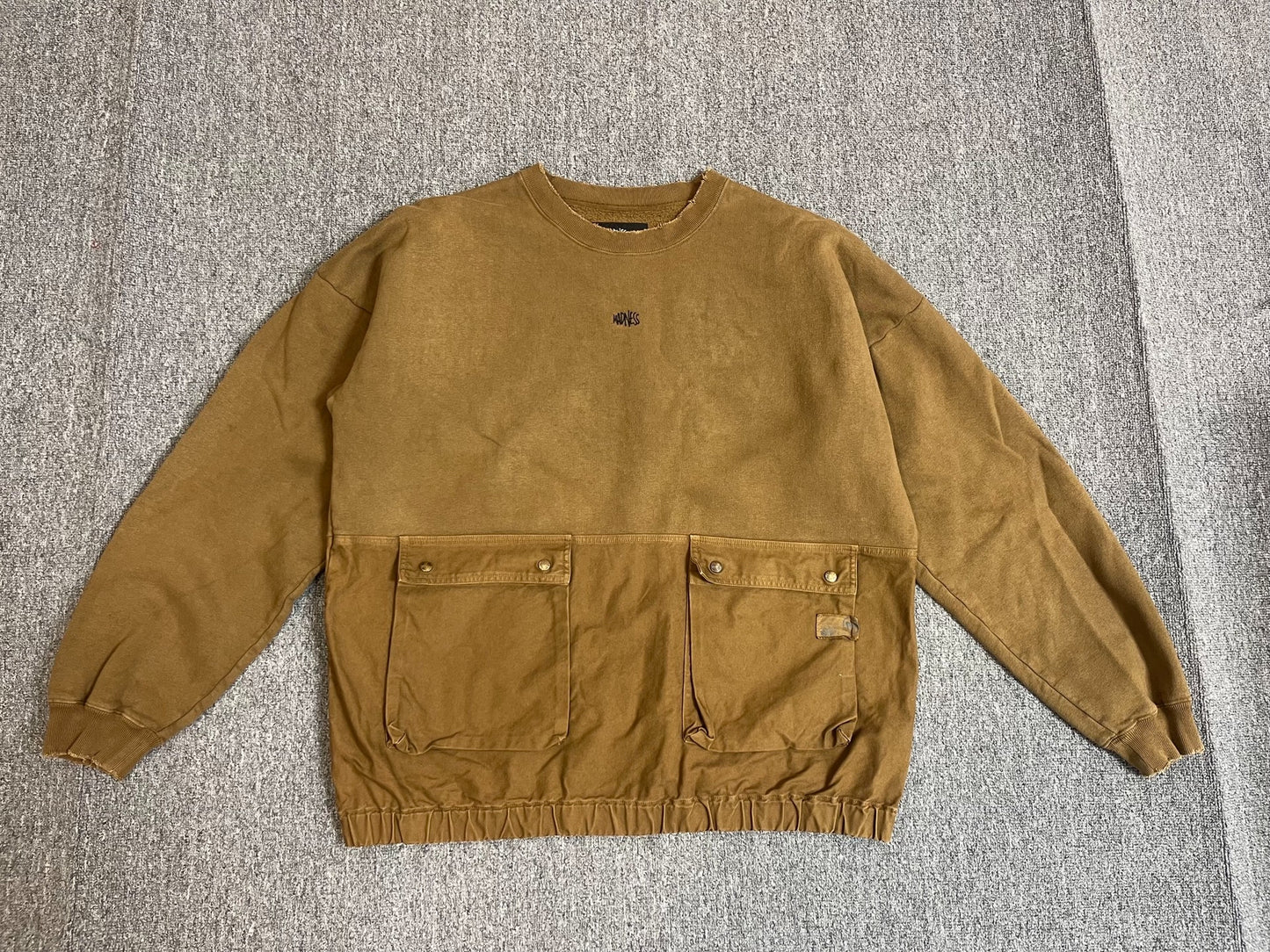 MADNESS Contrast Dual Pocket Sweater