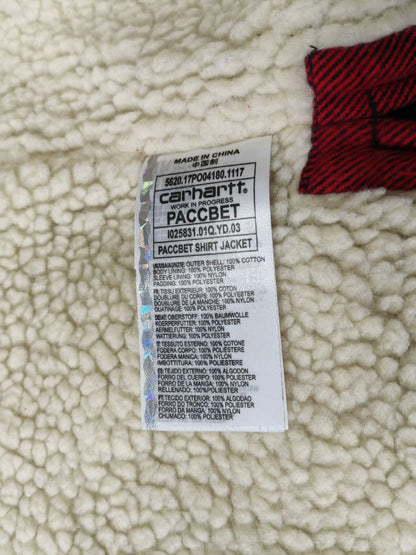 carhartt wip paccbest flannel shirt jacket