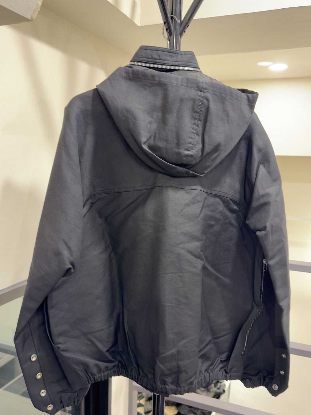 Rick Owens Hooded Jacket in Black