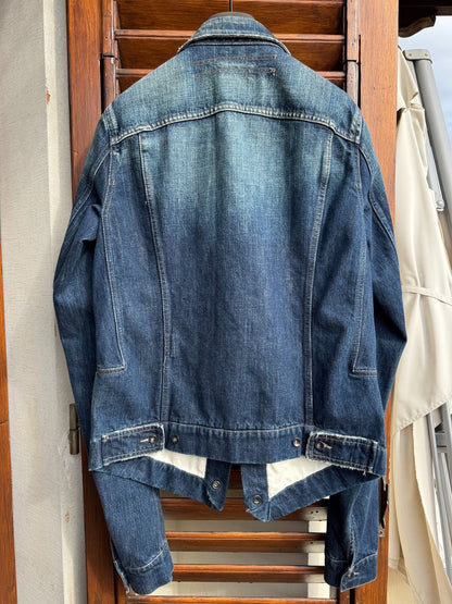 Rick Owens 06ss Washed Denim Trucker Jacket