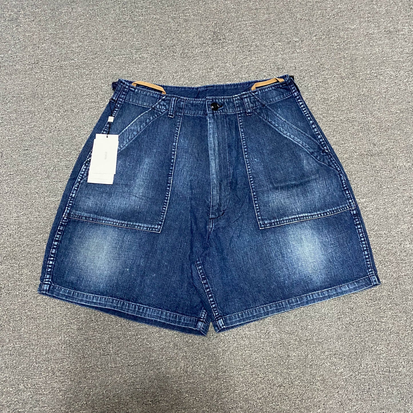 N.HOOLYWOOD 21SS Washed Denim Shorts