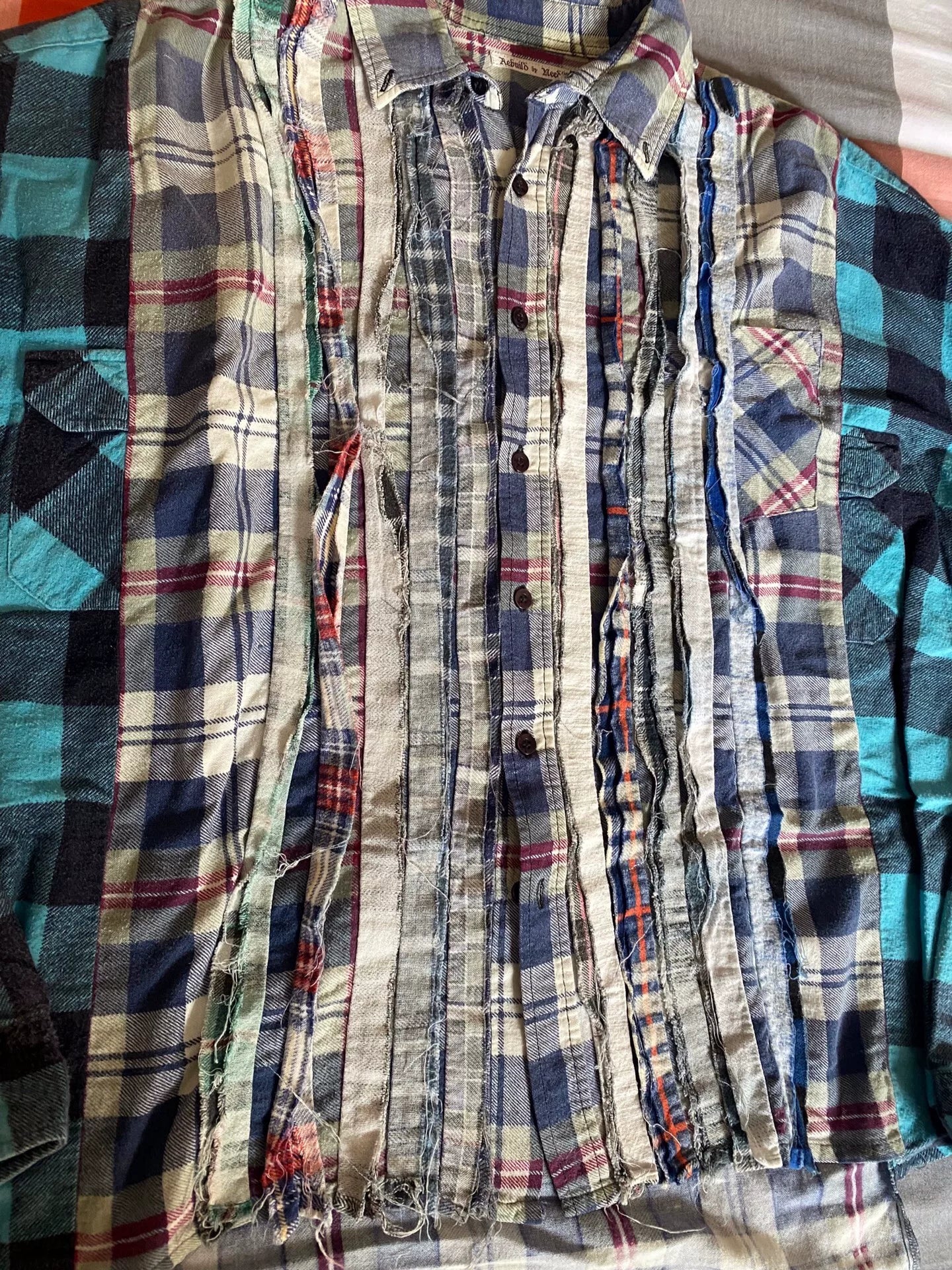 vintage patchwork shirt by Needles